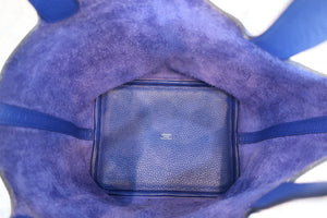 HERMES／エルメス ピコタンロックＭＭ トリヨンクレマンス ブルーエレクトリック A刻印 ハンドバッグ 700080035