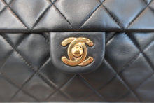 画像をギャラリービューアに読み込む, CHANEL/シャネル ミニマトラッセシングルフラップチェーンショルダーバッグ ラムスキン ブラック/ゴールド金具 ショルダーバッグ 800090043
