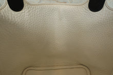 Load image into Gallery viewer, HERMES PICOTIN PM Bi-color Clemence leather/Epsom leather White/Black □J Engraving Hand bag 700110109
