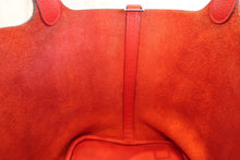 Load image into Gallery viewer, HERMES PICOTIN LOCK MM Clemence leather Rouge de Coeur A Engraving Hand bag 500100212
