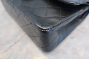 CHANEL/シャネル マトラッセWフラップWチェーンショルダーバッグ ラムスキン ブラック/ゴールド金具 ショルダーバッグ 700090025