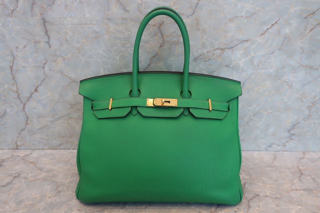 HERMES／エルメス バーキン35 トゴ バンブー □R刻印 ハンドバッグ 700070230
