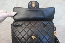 将图片加载到图库查看器，CHANEL/香奈儿 CF 流苏 链条 肩背包 羊皮 Black/Gold hadware(黑色/金色金属) 肩背包 700120216
