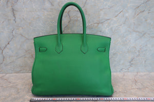 HERMES／エルメス バーキン35 トゴ バンブー □R刻印 ハンドバッグ 700070230