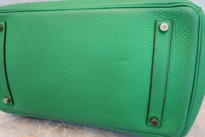 HERMES／エルメス バーキン35 トゴ バンブー □R刻印 ハンドバッグ 700070230