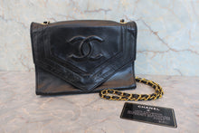 画像をギャラリービューアに読み込む, CHANEL/シャネル ココマークチェーンショルダーバッグ ラムスキン ブラック/ゴールド金具 ショルダーバッグ 800060108
