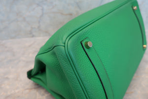 HERMES／エルメス バーキン35 トゴ バンブー □R刻印 ハンドバッグ 700070230