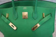 画像をギャラリービューアに読み込む, HERMES／エルメス バーキン35 トゴ バンブー □R刻印 ハンドバッグ 700070230
