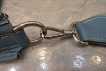 Load image into Gallery viewer, HERMES  EVELYNE1 GM Graine Couchevel leather Blue jean □A Engraving Shoulder bag 700090122
