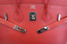 将图片加载到图库查看器，HERMES BIRKIN 35 Chevre myzore goatskim Rouge vif □J刻印 Hand bag 600100092
