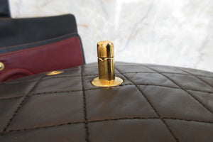 CHANEL/シャネル マトラッセWフラップWチェーンショルダーバッグ ラムスキン ブラック/ゴールド金具 ショルダーバッグ 700070160