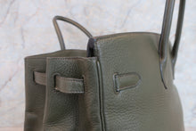 画像をギャラリービューアに読み込む, HERMES／エルメス バーキン40 トリヨンクレマンス カーキ □F刻印 ハンドバッグ 700070175
