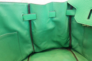 HERMES／エルメス バーキン35 トゴ バンブー □R刻印 ハンドバッグ 700070230