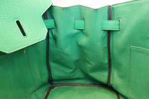 HERMES／エルメス バーキン35 トゴ バンブー □R刻印 ハンドバッグ 700070230