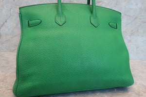 HERMES／エルメス バーキン35 トゴ バンブー □R刻印 ハンドバッグ 700070230