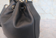 画像をギャラリービューアに読み込む, CHANEL/シャネル ココマーク巾着チェーンショルダーバッグ キャビアスキン ブラック/ゴールド金具 ショルダーバッグ 800020068
