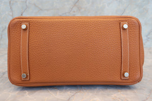 HERMES／エルメス バーキン30 トゴ ゴールド □M刻印 ハンドバッグ 700080014