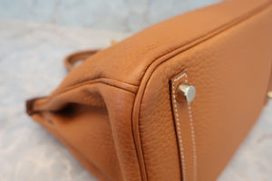 HERMES／エルメス バーキン30 トゴ ゴールド □M刻印 ハンドバッグ 700080014