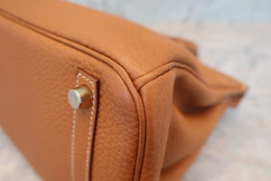 HERMES／エルメス バーキン30 トゴ ゴールド □M刻印 ハンドバッグ 700080014