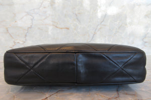 CHANEL/シャネル ココマークフリンジチェーンショルダーバッグ ラムスキン ブラック/ゴールド金具 ショルダーバッグ 700070155