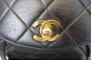 CHANEL/シャネル マトラッセチェーンリュック ラムスキン ブラック/ゴールド金具 リュック 600120067