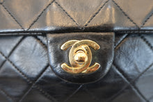 画像をギャラリービューアに読み込む, CHANEL/シャネル ミニマトラッセシングルフラップチェーンショルダーバッグ ラムスキン ブラック/ゴールド金具 ショルダーバッグ 700110115
