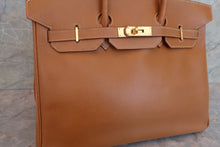 Load image into Gallery viewer, HERMES BIRKIN 35 Ardennes leather Natural 〇X Engraving Hand bag 600090067
