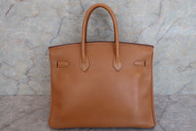 Load image into Gallery viewer, HERMES BIRKIN 35 Ardennes leather Natural 〇X Engraving Hand bag 600090067
