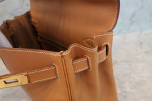 Load image into Gallery viewer, HERMES KELLY 28 Box carf leather Natural □A Engraving Hand bag 700060053
