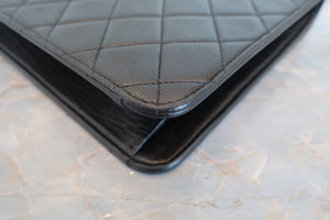 CHANEL/シャネル マトラッセチェーンショルダーバッグ ラムスキン ブラック/ゴールド金具 ショルダーバッグ 700060237