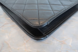 CHANEL/シャネル マトラッセチェーンショルダーバッグ ラムスキン ブラック/ゴールド金具 ショルダーバッグ 700060237
