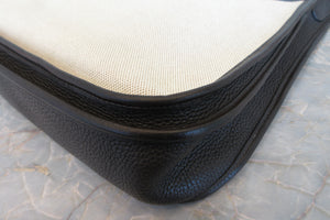 HERMES  EVELYNE 2GM Toile H/Leather Beige/Brown □I刻印 Shoulder bag 700070174