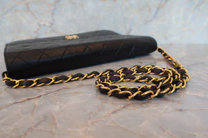 CHANEL/シャネル マトラッセチェーンショルダーバッグ ラムスキン ブラック/ゴールド金具 ショルダーバッグ 700060237