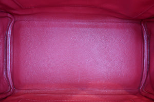 HERMES／エルメス バーキン30 トワルオフィシェ/クシュベル カーキ/ルージュヴィフ □H刻印 ハンドバッグ 700070284