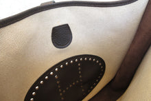 将图片加载到图库查看器，HERMES  EVELYNE 2GM Toile H/Leather Beige/Brown □I刻印 Shoulder bag 700070174
