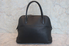 将图片加载到图库查看器，HERMES／BOLIDE 31 Clemence leather Black □N刻印 Hand bag 800030074
