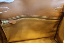 Load image into Gallery viewer, HERMES KELLY 28 Box carf leather Natural □A Engraving Hand bag 700060053

