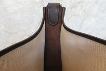 将图片加载到图库查看器，HERMES  EVELYNE 2GM Toile H/Leather Beige/Brown □I刻印 Shoulder bag 700070174
