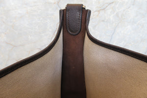 HERMES  EVELYNE 2GM Toile H/Leather Beige/Brown □I刻印 Shoulder bag 700070174