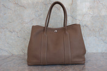 将图片加载到图库查看器，HERMES  GARDEN PARTY PM Negonda leather Etoupe gray X刻印 Tote bag 800070133
