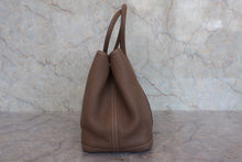 将图片加载到图库查看器，HERMES  GARDEN PARTY PM Negonda leather Etoupe gray X刻印 Tote bag 800070133
