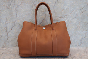 HERMES／エルメス ガーデンパーティPM ネゴンダ ゴールド □K刻印 トートバッグ 700100088