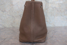 将图片加载到图库查看器，HERMES  GARDEN PARTY PM Negonda leather Etoupe gray X刻印 Tote bag 800070133
