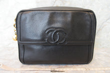 Load image into Gallery viewer, CHANEL CC mark chain shoulder bag Caviar skin Black/Gold hadware Shoulder bag 700090127

