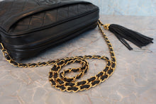 画像をギャラリービューアに読み込む, CHANEL/シャネル マトラッセフリンジチェーンショルダーバッグ ラムスキン ブラック/ゴールド金具 ショルダーバッグ 800040128
