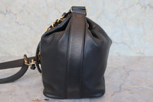 Load image into Gallery viewer, CHANEL CC mark drawstring bag Chain shoulder bag Lambskin Black/Gold hardware Shoulder bag 800080229
