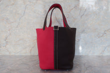 将图片加载到图库查看器，HERMES PICOTIN LOCK CASAQUE PM Clemence leather Framboise/Rouge sellier Z刻印 Hand bag 600110155
