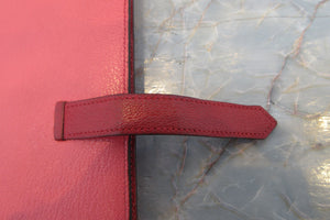 HERMES／エルメス ベアンスフレ シェーブル ローズリップスティック/ルージュカザック □Q刻印 財布 700030151