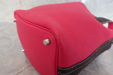 将图片加载到图库查看器，HERMES PICOTIN LOCK CASAQUE PM Clemence leather Framboise/Rouge sellier Z刻印 Hand bag 600110155
