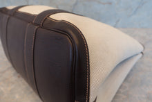 將圖片載入圖庫檢視器 HERMES／エルメス ガーデンパーティPM トワルアッシュ/レザー マロン/ブラウン □H刻印 トートバッグ 700120173
